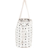 MCM Monogram Visetos Liz Reversible Shopper Shoulder Bag
