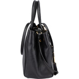 Fendi Black Leather 2Jours Handbag - vintageandkickz