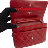 Chanel Quilted Lambskin Wallet on Chain Crossbody Bag