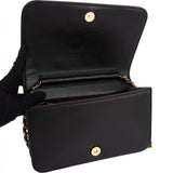 Chanel Quilted Lambskin 24K Gold Single Flap Shoulder Bag