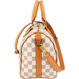 Louis Vuitton Monogram Damier Azur Canvas Speedy 25 Bandoulière Handbag