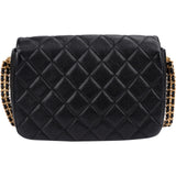 Chanel Caviar Leather Mini Rectangular Flap Coin Crossbody Bag