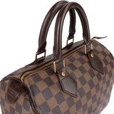 Louis Vuitton Monogram Damier Ebene Speedy 25 Handbag