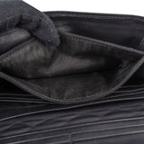 Prada Black Quilted Tessuto Triangle Wallet