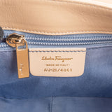 Salvatore Ferragamo Leather Gancini Buckle Shoulder Bag