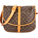 Louis Vuitton Monogram Canvas Saumur 35 Crossbody Bag