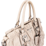 Prada Matelassé Nappa Leather Gaufre Satchel Handbag