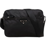 Prada Nylon Triangle Messenger Crossbody Bag