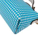 Fendi Gingham Checkered Monogram Mini By The Way Crossbody Bag