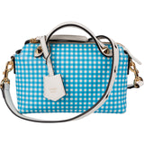 Fendi Gingham Checkered Monogram Mini By The Way Crossbody Bag