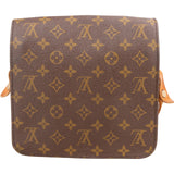 Louis Vuitton Monogram Canvas Cartouchiere MM Crossbody Bag - vintageandkickz