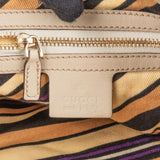 Gucci Guccissima Leather and Woven Leather Britt Hobo Shoulder Bag