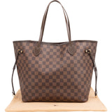 Louis Vuitton Monogram Damier Ebene Neverfull MM Shoulder Bag