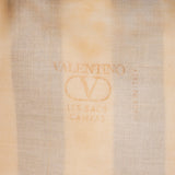 Valentino Garavani Striped Emblem Tote Shoulder Bag