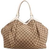Gucci Monogram GG Canvas Sukey Tote Shoulder Bag