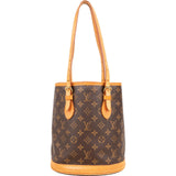 Louis Vuitton Monogram Canvas Bucket PM Shoulder Bag