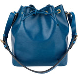 Louis Vuitton Blue Epi Leather Sac Noé Petit Shoulder Bag