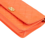 Chanel Quilted Lambskin Boy Wallet on Chain Crossbody Bag