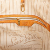 Louis Vuitton Monogram Damier Azur Neverfull MM Shoulder Bag
