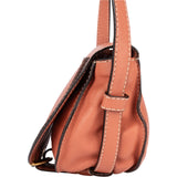 Chloé Grained Leather Marcie Saddle Crossbody Bag