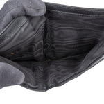 Prada Black Nylon Triangle Wallet - vintageandkickz