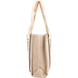 Chloé Canvas Woody Medium Tote Shoulder Bag
