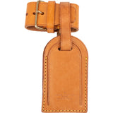 [🔄️B21 / F23] Louis Vuitton Vachetta Leather Luggage Tag - vintageandkickz