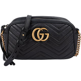 Gucci Monogram Matelassé Leather GG Marmont Small Camera Crossbody Bag