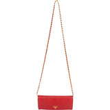 Prada Saffiano Leather Wallet On Chain Crossbody Bag