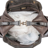 Fendi Croc-Embossed Leather Tote Shoulder Bag