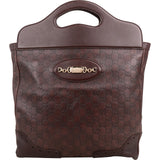 Gucci Guccissima Leather Punch Top Handle Horsebit Large Tote Handbag