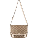 Gucci Monogram GG Supreme Canvas Messenger Crossbody Bag