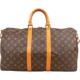 Louis Vuitton Monogram Canvas Keepall 45 Bandoulière Travel Bag