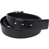Loewe Black Leather Anagram Buckle Belt (95)