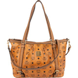MCM Monogram Visetos Satchel Shoulder Bag