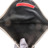 Valentino Black Leather Rockstud Clutch