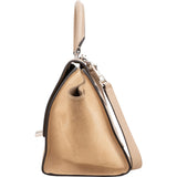 Céline Grained Calfskin Suede Trapeze Handbag