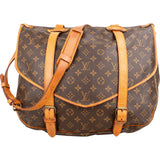 Louis Vuitton Monogram Canvas Saumur 40 Crossbody Bag