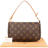 Louis Vuitton Monogram Canvas Pochette Accessoires Handbag
