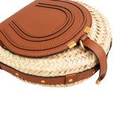 Chloé Raffia Marcie Basket Crossbody Bag