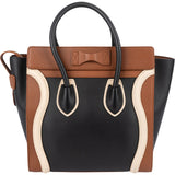 Céline Tricolor Leather Luggage Handbag