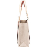 Chloé Canvas Woody Tote Medium Shoulder Bag