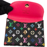 Louis Vuitton Monogram Murakami Multicolor Card Holder Coin Wallet