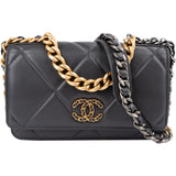 Chanel 19 Quilted Lambskin Chanel Wallet On Chain Crossbody Bag