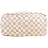 Louis Vuitton Monogram Damier Azur Canvas Neverfull MM Shoulder Bag