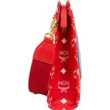 MCM Monogram Visetos Pebbled Leather OX Clutch