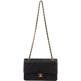 Chanel Quilted Lambskin 24K Gold Medium Double Flap Shoulder Bag