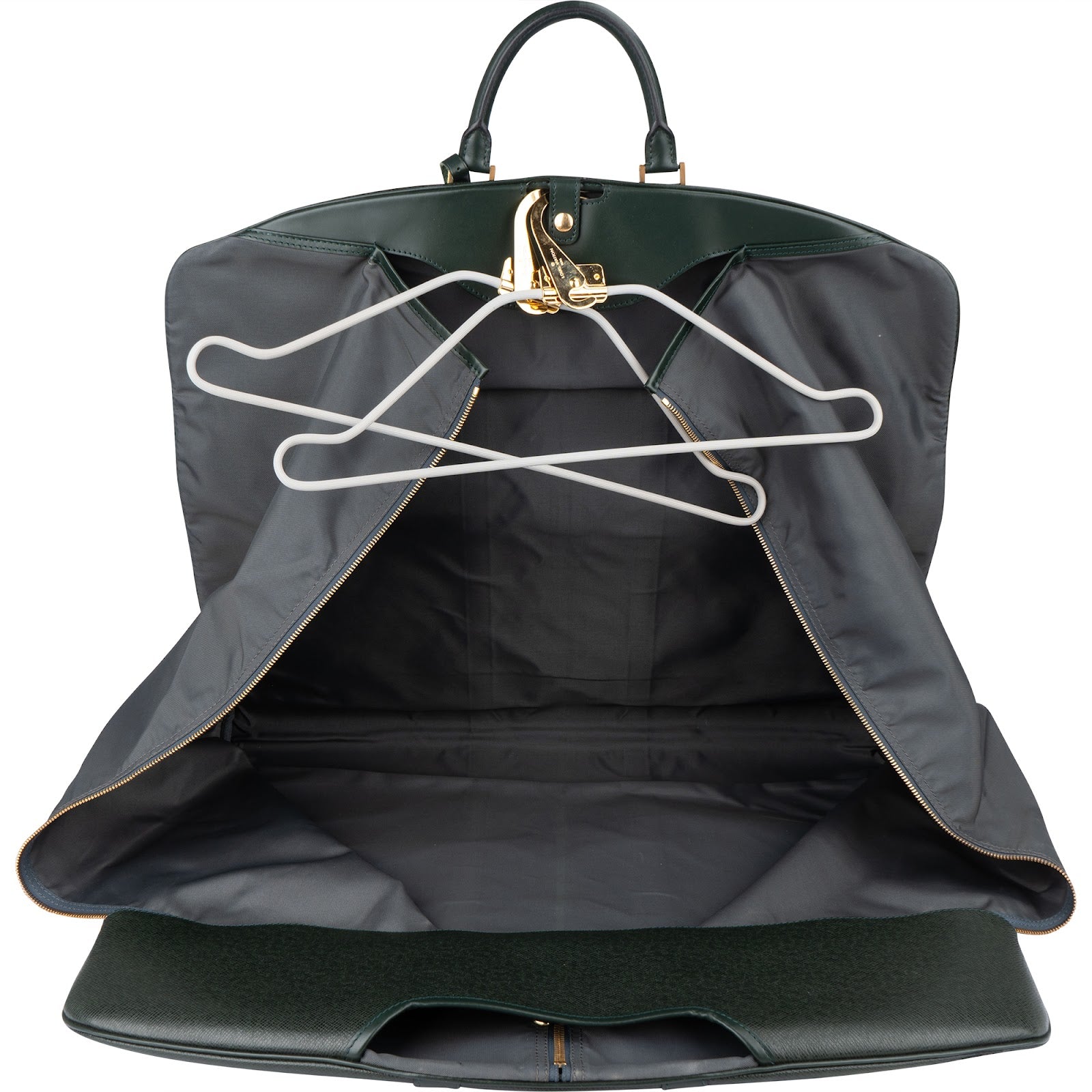 [🔄️B12 / F06] Louis Vuitton Green Epi Leather Porte-Habits Handbag - vintageandkickz