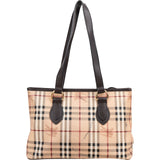 Burberry Haymarket Check Tote Shoulder Bag