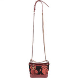 Chanel Owl Motif Wool & Calfskin Gabrielle Bicolor Chain Small Crossbody Bag